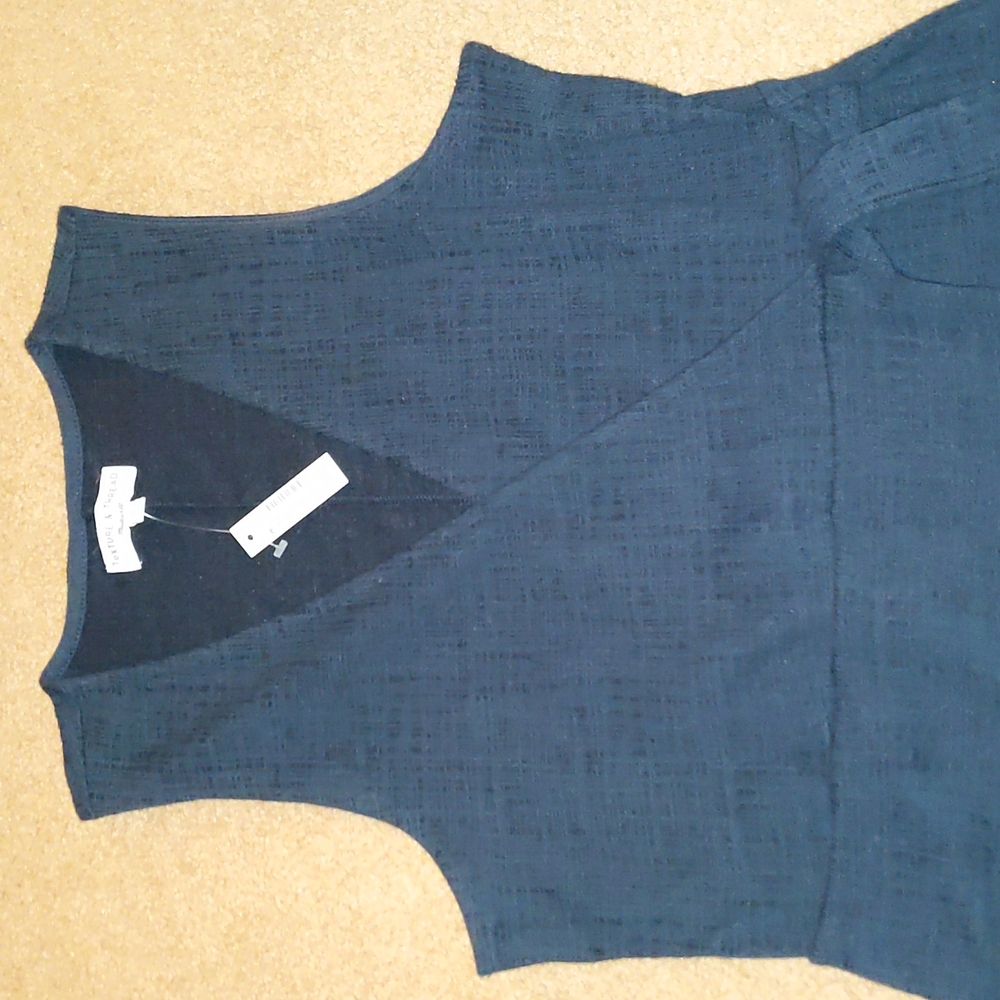 Madewell Texture and Thread Wrap tank dress
